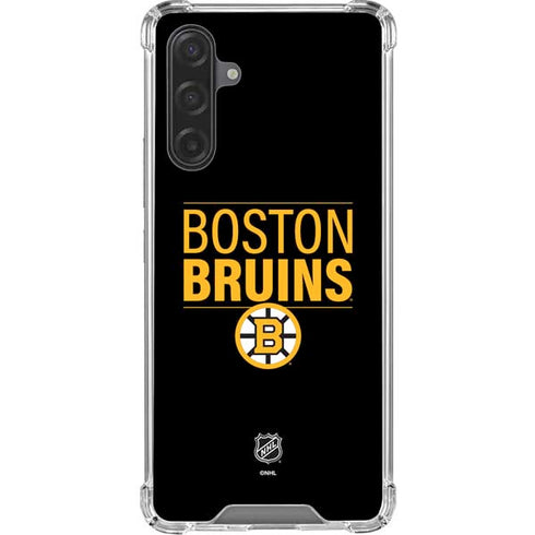 NHL Boston Bruins Lineup Galaxy A17 Clear Case