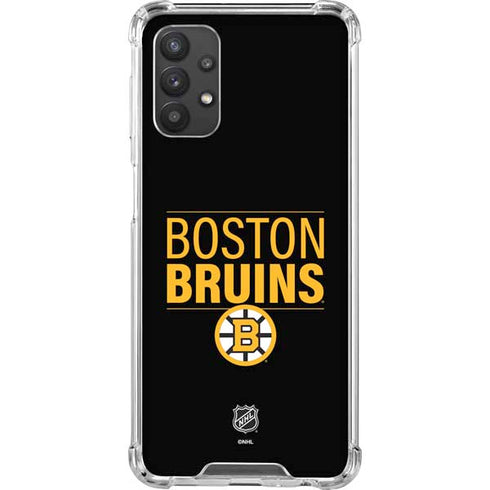 NHL Boston Bruins Lineup Galaxy A32 5G Clear Case