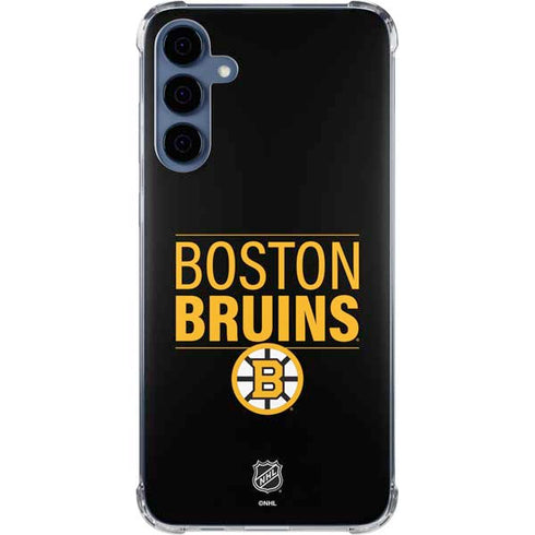 NHL Boston Bruins Lineup Galaxy A35 5G Clear Case