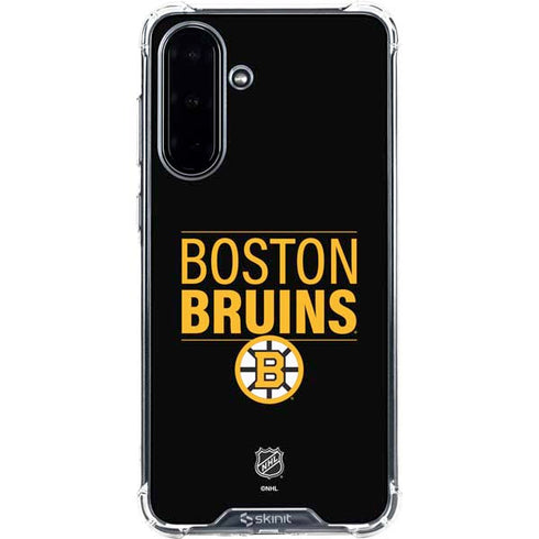 NHL Boston Bruins Lineup Galaxy A36 5G Clear Case
