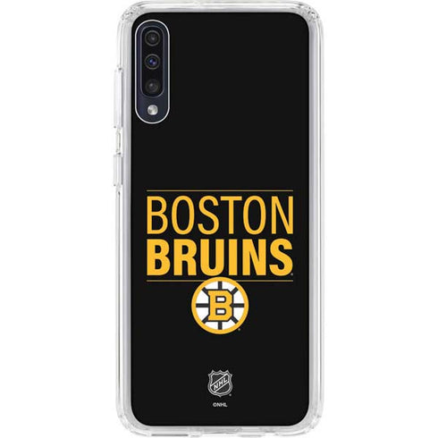 NHL Boston Bruins Lineup Galaxy A50 Clear Case