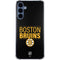 NHL Boston Bruins Lineup Galaxy A55 5G Clear Case