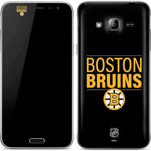 NHL Boston Bruins Lineup Galaxy J3 Skin