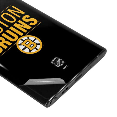 NHL Boston Bruins Lineup Galaxy Note 10 Plus Skin