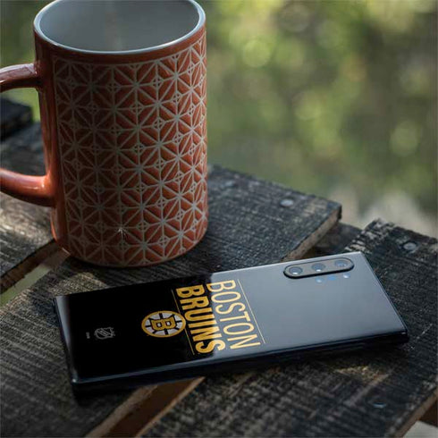 NHL Boston Bruins Lineup Galaxy Note 10 Plus Skin
