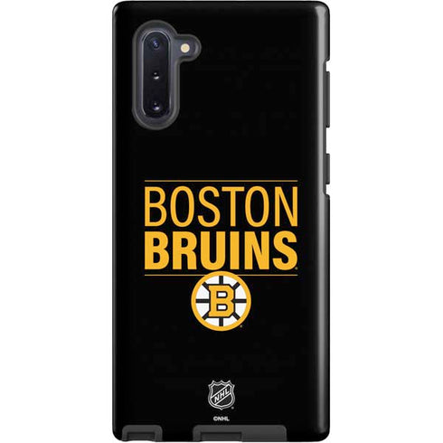 NHL Boston Bruins Lineup Galaxy Note 10 Pro Case