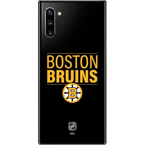 NHL Boston Bruins Lineup Galaxy Note 10 Skin