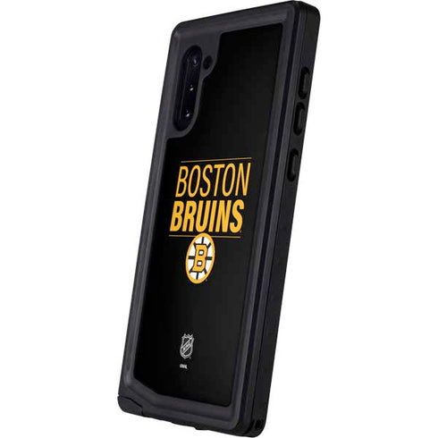 NHL Boston Bruins Lineup Galaxy Note 10 Waterproof Case