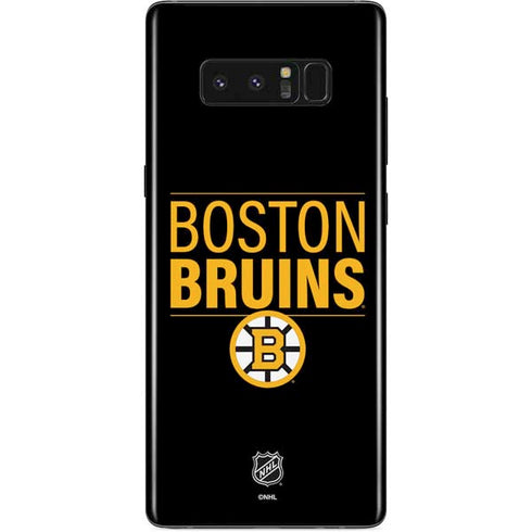 NHL Boston Bruins Lineup Galaxy Note 8 Skin