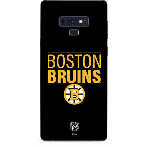 NHL Boston Bruins Lineup Galaxy Note 9 Skin