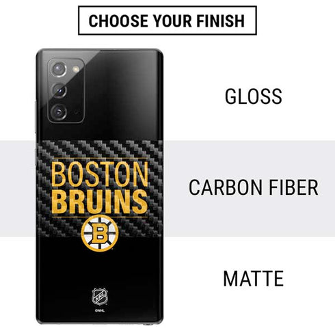 NHL Boston Bruins Lineup Galaxy Note20 5G Skin