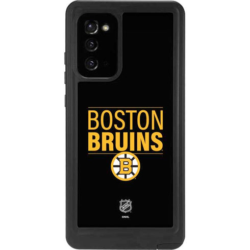 NHL Boston Bruins Lineup Galaxy Note20 5G Waterproof Case