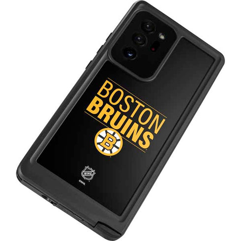 NHL Boston Bruins Lineup Galaxy Note20 Ultra 5G Waterproof Case