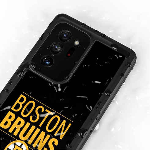 NHL Boston Bruins Lineup Galaxy Note20 Ultra 5G Waterproof Case