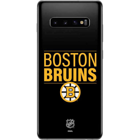 NHL Boston Bruins Lineup Galaxy S10 Plus Skin