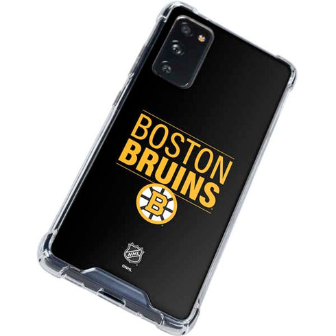 NHL Boston Bruins Lineup Galaxy S20 FE Clear Case