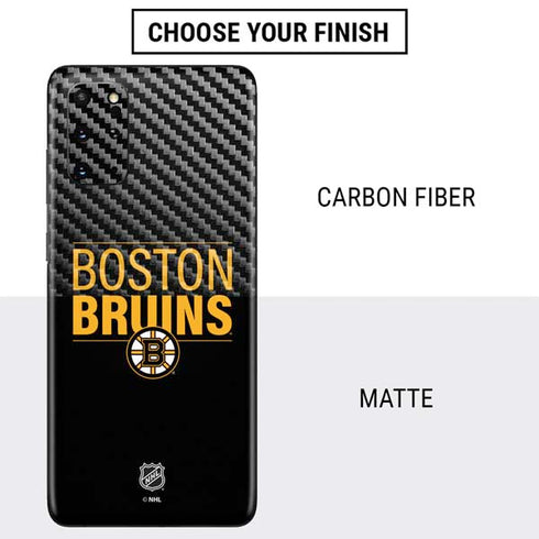 NHL Boston Bruins Lineup Galaxy S20 Plus Skin