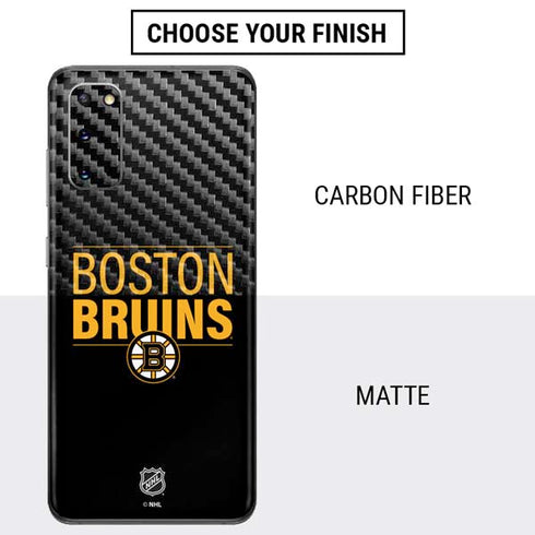 NHL Boston Bruins Lineup Galaxy S20 Skin