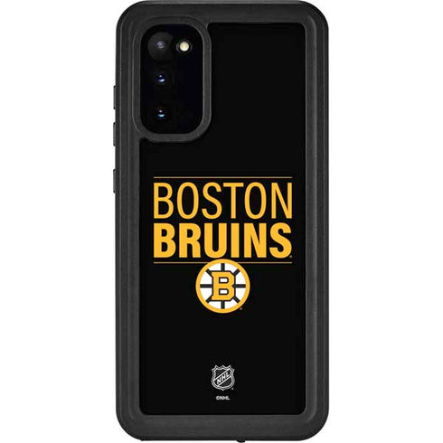 NHL Boston Bruins Lineup Galaxy S20 Waterproof Case