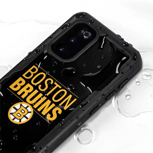 NHL Boston Bruins Lineup Galaxy S20 Waterproof Case