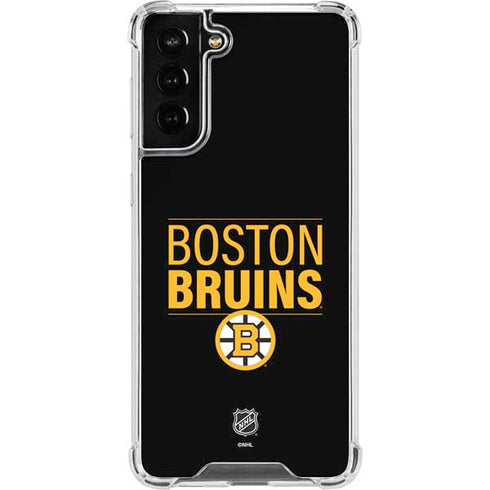 NHL Boston Bruins Lineup Galaxy S21 FE Clear Case