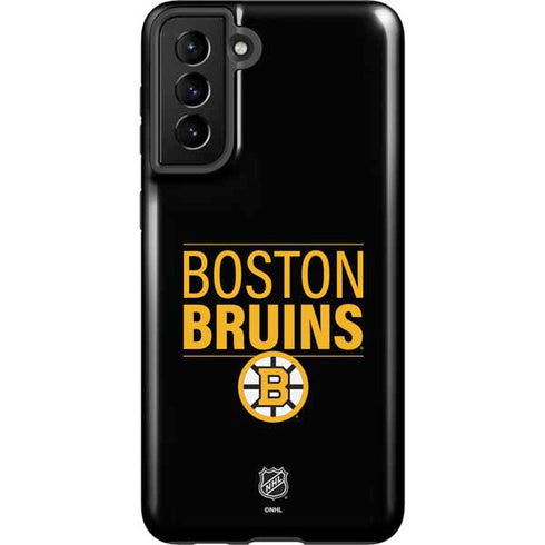 NHL Boston Bruins Lineup Galaxy S21 FE Pro Case