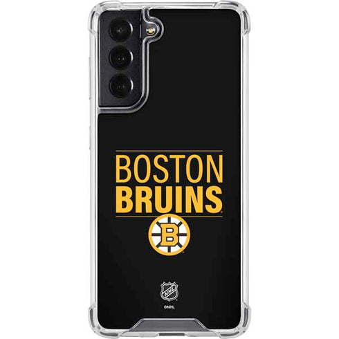NHL Boston Bruins Lineup Galaxy S22 Clear Case