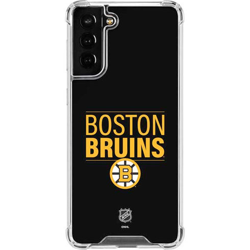NHL Boston Bruins Lineup Galaxy S22 Plus Clear Case