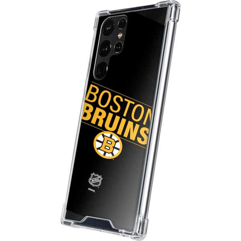 NHL Boston Bruins Lineup Galaxy S22 Ultra Clear Case