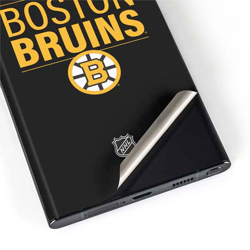 NHL Boston Bruins Lineup Galaxy S22 Ultra Skin