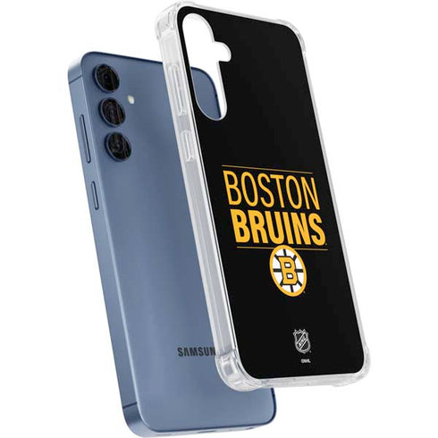 NHL Boston Bruins Lineup Galaxy S24 Clear Case