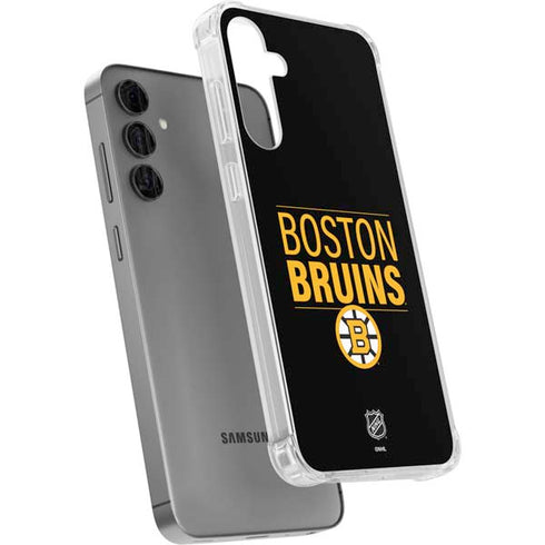 NHL Boston Bruins Lineup Galaxy S24 Plus Clear Case