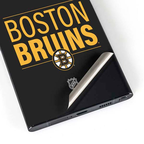 NHL Boston Bruins Lineup Galaxy S25 Ultra Skin
