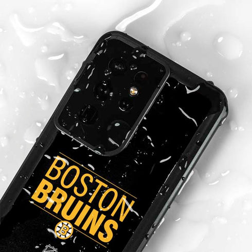NHL Boston Bruins Lineup Galaxy S24 Ultra Waterproof Case