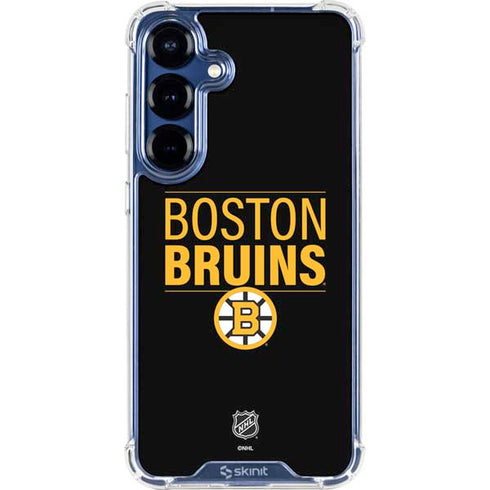 NHL Boston Bruins Lineup Galaxy S25 FE Clear Case