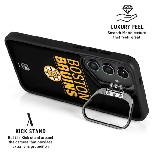 NHL Boston Bruins Lineup Galaxy S25 FE Kickstand Case