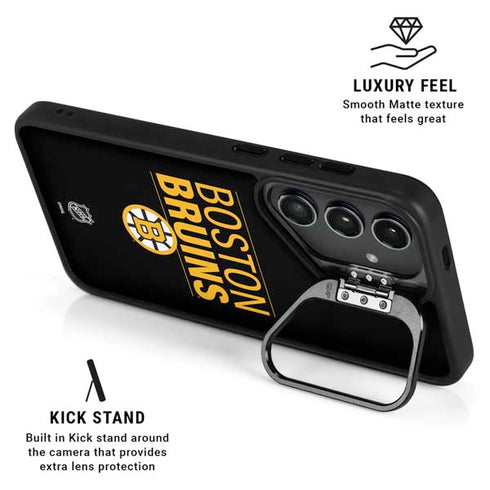 NHL Boston Bruins Lineup Galaxy S25 Ultra Kickstand Case