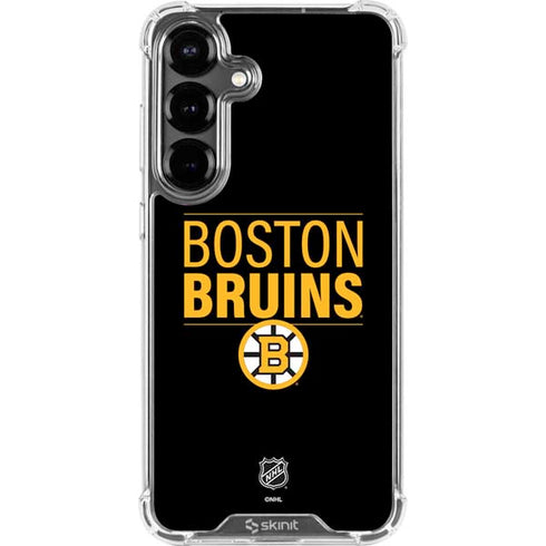 NHL Boston Bruins Lineup Galaxy S26 Clear Case