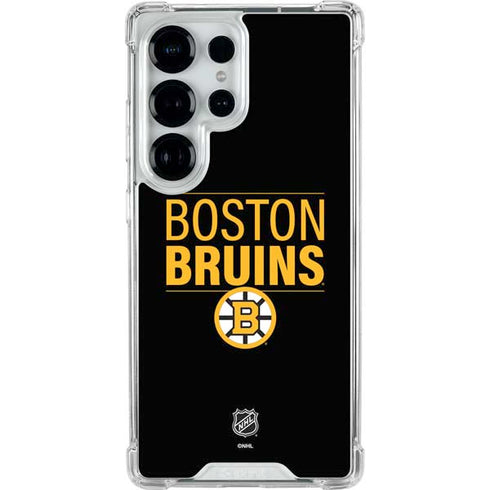 NHL Boston Bruins Lineup Galaxy S26 Ultra Clear Case