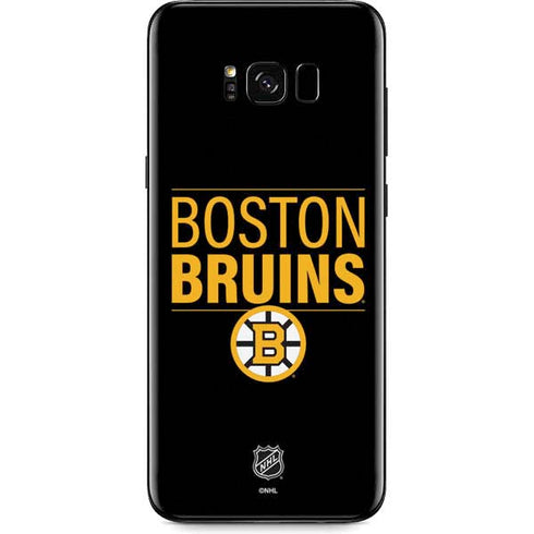 NHL Boston Bruins Lineup Galaxy S8 Skin