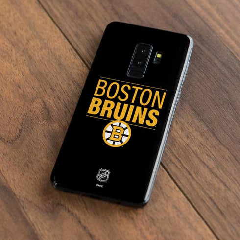 NHL Boston Bruins Lineup Galaxy S9 Plus Skin
