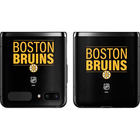 NHL Boston Bruins Lineup Galaxy Z Flip Skin