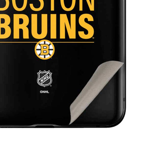 NHL Boston Bruins Lineup Galaxy Z Flip Skin