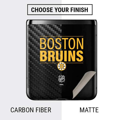 NHL Boston Bruins Lineup Galaxy Z Flip Skin