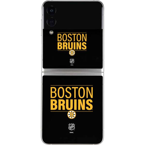 NHL Boston Bruins Lineup Galaxy Z Flip3 5G Skin