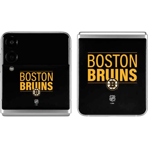 NHL Boston Bruins Lineup Galaxy Z Flip4 5G Skin
