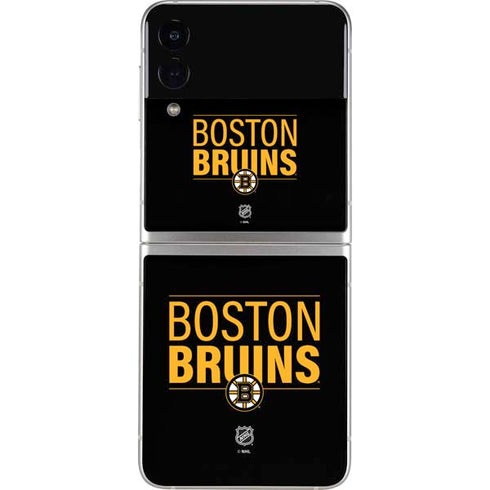NHL Boston Bruins Lineup Galaxy Z Flip4 5G Skin