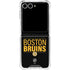 NHL Boston Bruins Lineup Galaxy Z Flip7 Clear Case