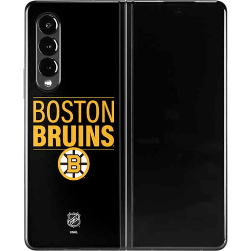 NHL Boston Bruins Lineup Galaxy Z Fold3 5G Skin