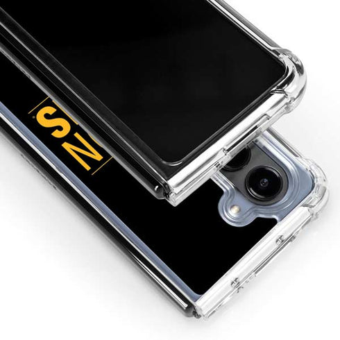 NHL Boston Bruins Lineup Galaxy Z Fold5 5G Clear Case